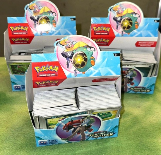 3 Boxes of Unsearched Pokemon Cards