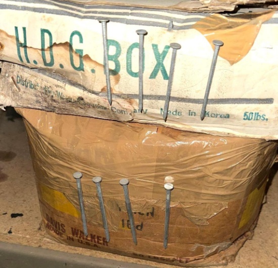 2 Boxes of Nails Galvanized