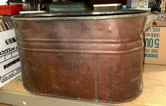 Antique Copper Wash Tub