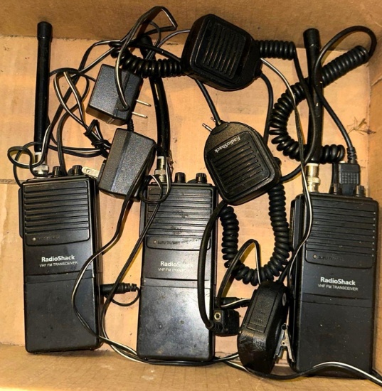 Radio Shack 2 Way Radios with Chargers