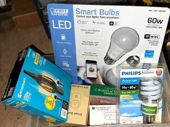 Smart Bulbs, Outlets and Assorted Lighting- ALL NEW