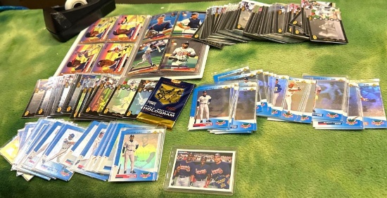 Group of 1990's Baseball cards- including some complete sets, Atlanta Braves team album etc