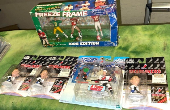 Group of New in package Sports Action Figures from 1990's