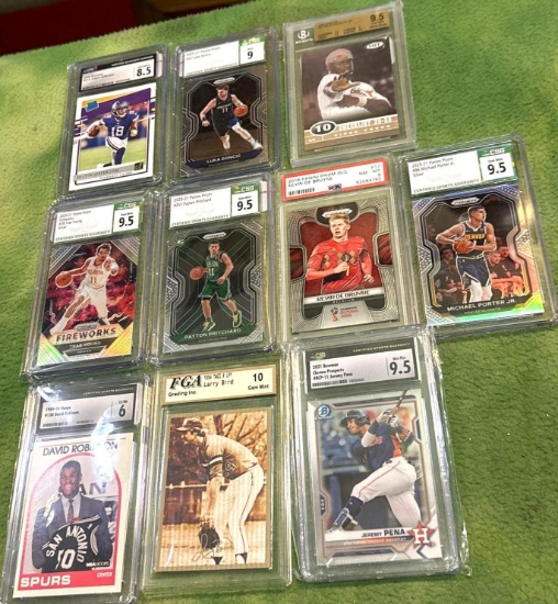 10 Graded and Slabbed Sports Cards