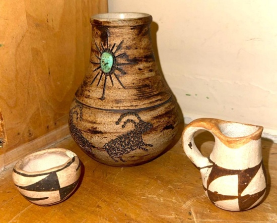 Lot of Native Pottery