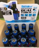 New Case of 12 Torch Blue Pivoting Dual Torches