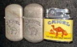 3 Camel Lighters