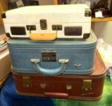 3 Pieces of Vintage Luggage