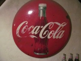 Coca-Cola Button w/bottle