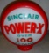 Sinclair Power X 100 Octane Gas Globe