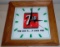 Glass Faced 7-up Clock