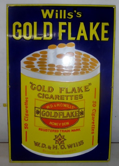Porcelain Wills's Gold Flake Cigarettes