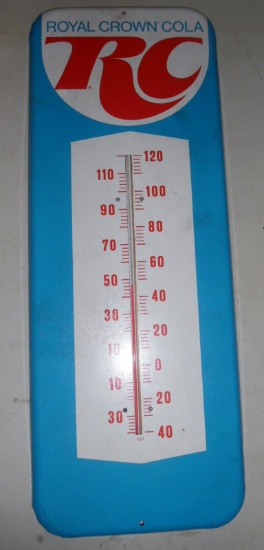 Tin Painted RC Cola Thermometer