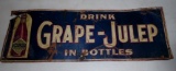 Tin Litho Embossed Grape Julep