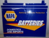 Tin Embossed Die Cut Napa Batteries