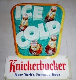 Tin Die Cut Knickerbocker Beer