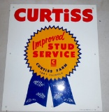 Tin Litho Curtiss Improved Stud Service Cary, Illinois