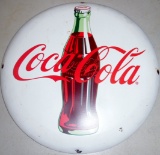 Tin Painted Coke Button