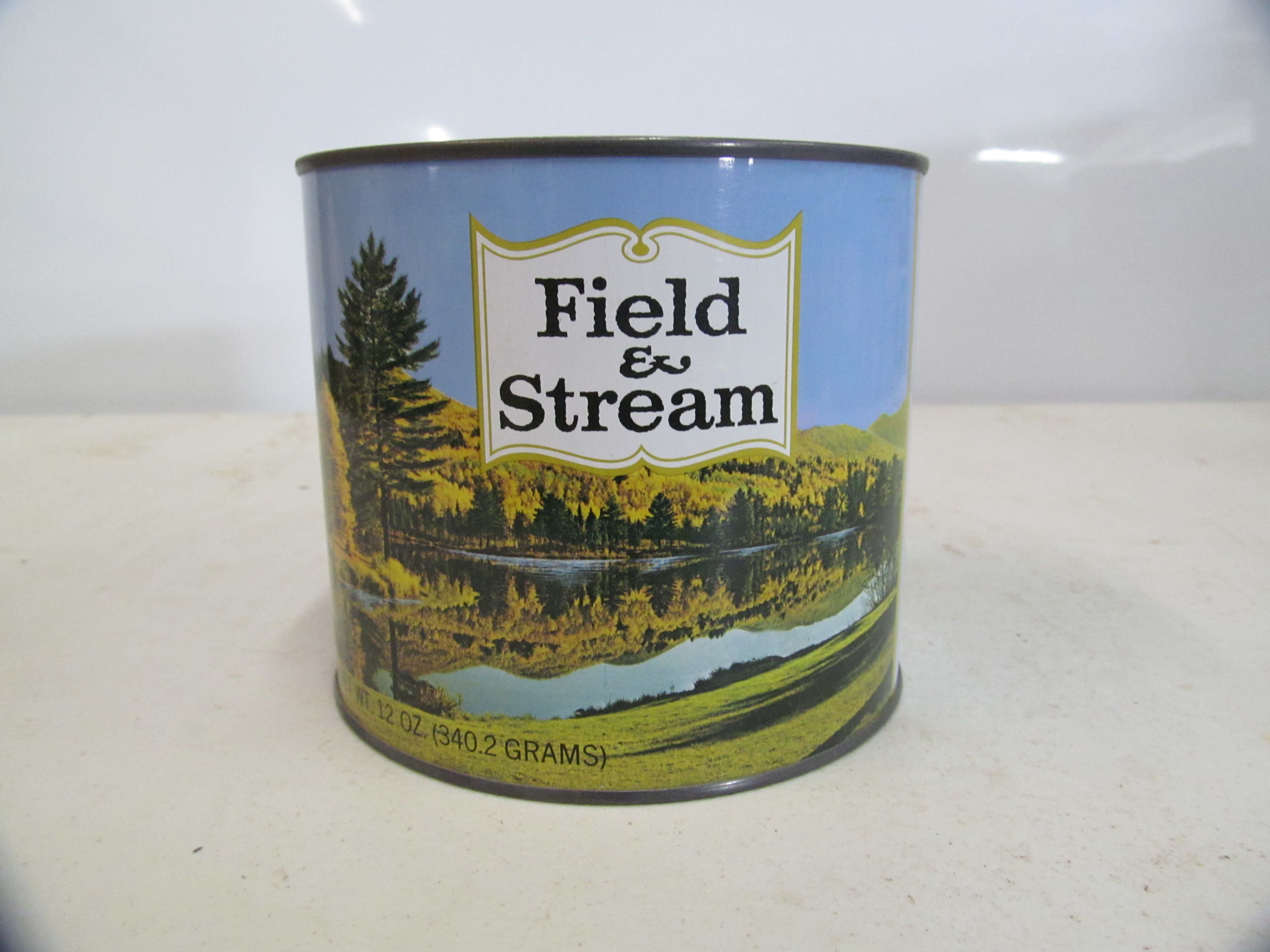 Field & Stream;tobacco tin canister