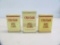 Old Gold; lot of 3 cigarette pocket tins