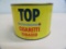Top cigarette tobacco; tin canister