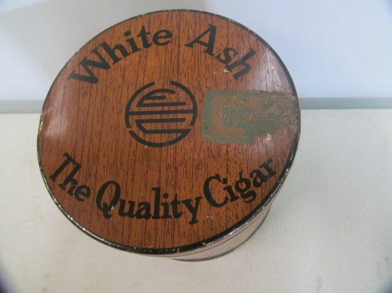 White Ash; $.05 cigar Genuine sumatra wrapped canister
