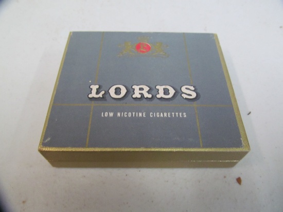 Lords Lou Nicotine;cigarette box