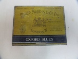 Philip Morris & Co. LTD London W. Oxford Blues;cigarette flat tin