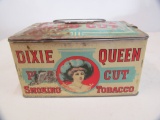 Dixie Queen;Play Cut smoking tobacco tin lunch box