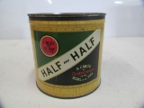 Half & Half;Burley & Bright tin canister