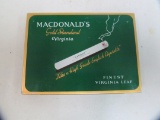 MacDonalds Gold Standard;Va. cigarette flat tin