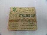 The Richmond straight cut;No. 1 cigarettes flat tin