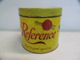 Reference $.05 cigar tin canister;