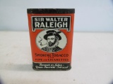 Sir Walter Raliegh ; smoking tobacco pocket tin