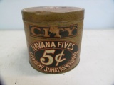 Havana Fives $.05;cigar tin