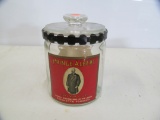 Prince Albert;paper label tobacco jar