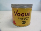 Vogue Cigarette;tobacco mild tin canister
