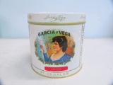 Garcia Y Vega;cigars tin canister