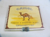 Camel cigarettes;flat cardboardbox