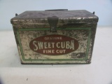 Genuine;sweet Cuba fine cut tin lunchbox