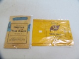 John Weiserts 54 & Demuths; plain scrap tobacco bags lot of 2