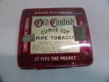 Old English Curve;cut pipe tobacco tin