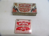 Between the Acts; Little cigar tins lot of 2