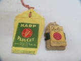 cloth tobacco bags;lot of 2