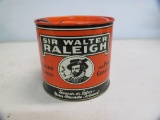 Sir Walter Raliegh ; for pipe & cigarettes 4” tin canister