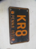 1931 PA license plate