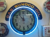 Sunoco Neon Clock