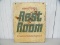 Texaco tin restroom sign double sided