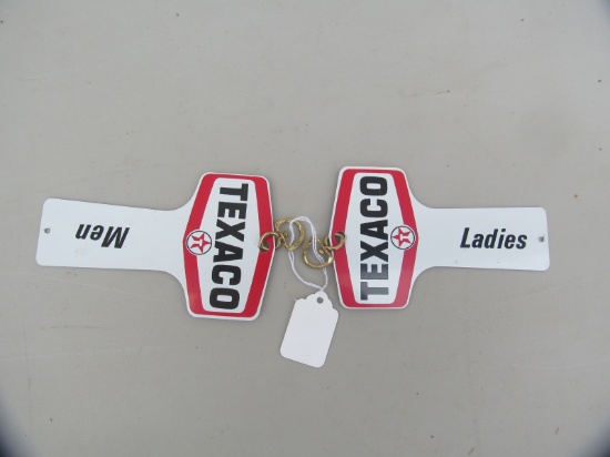 Texaco men & ladies key chain key