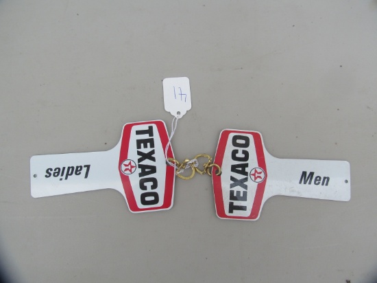 Texaco men & ladies key chain key